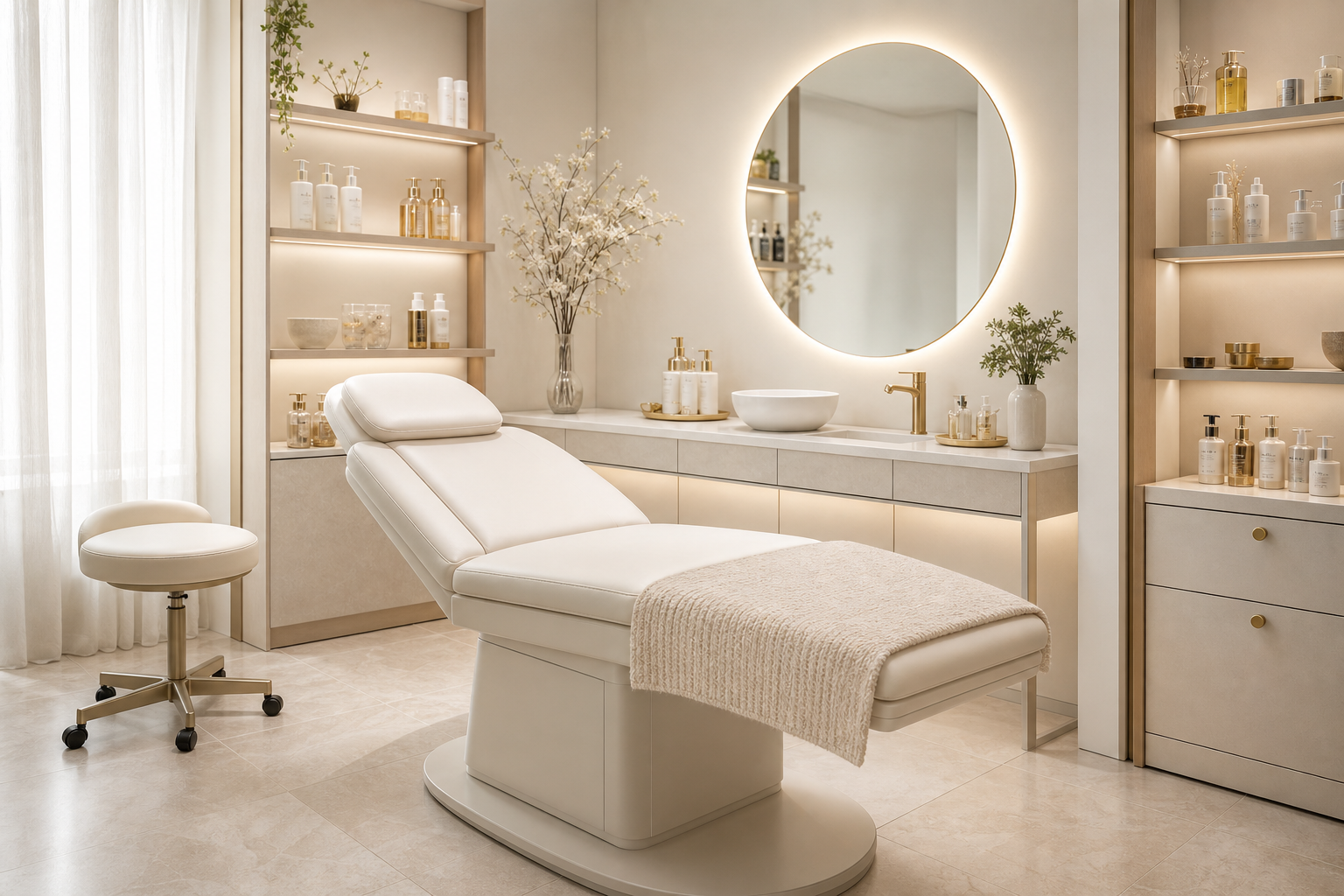 Light ElenArt beauty studio interior